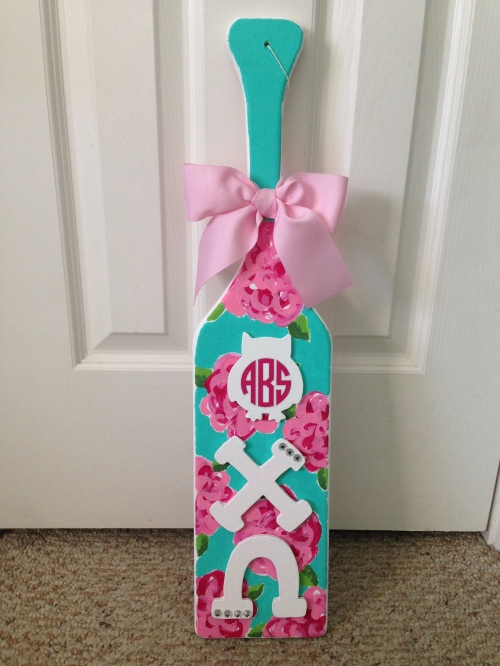 DIY Lilly Pulitzer Paddle